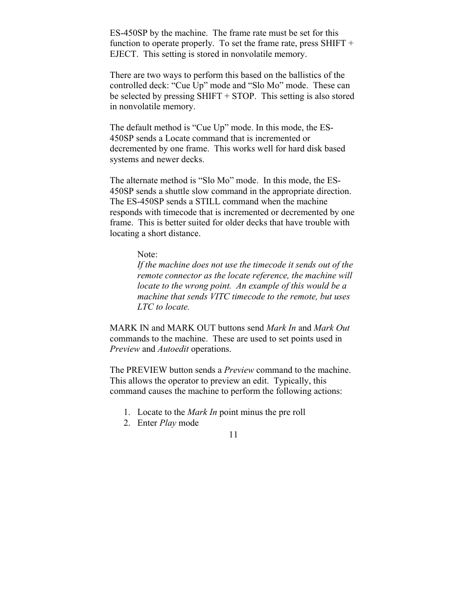 JLCooper ES-450SP User Manual | Page 11 / 17