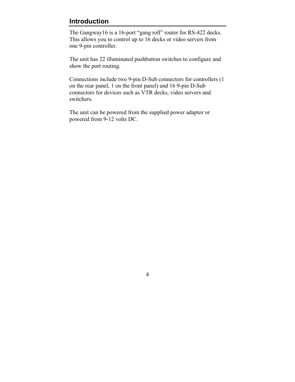JLCooper Gangway16 User Manual | Page 4 / 12