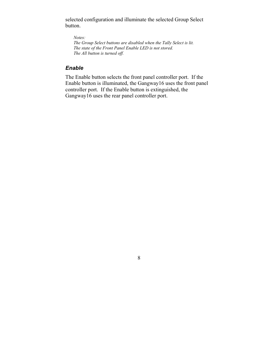 JLCooper Gangway16 User Manual | Page 8 / 12