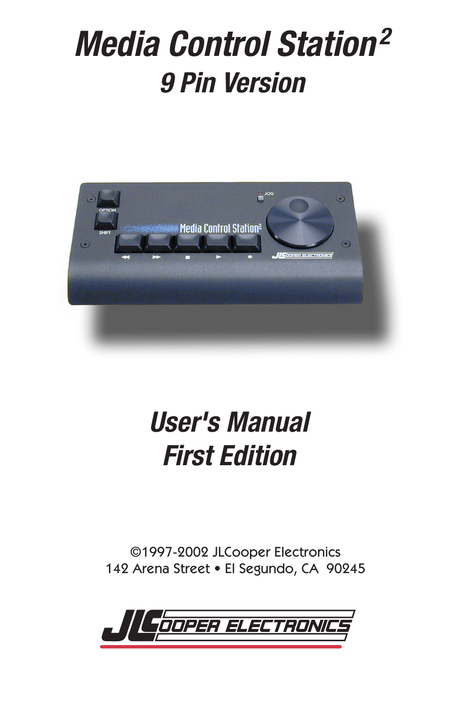 JLCooper MCS2 9 Pin User Manual | 11 pages