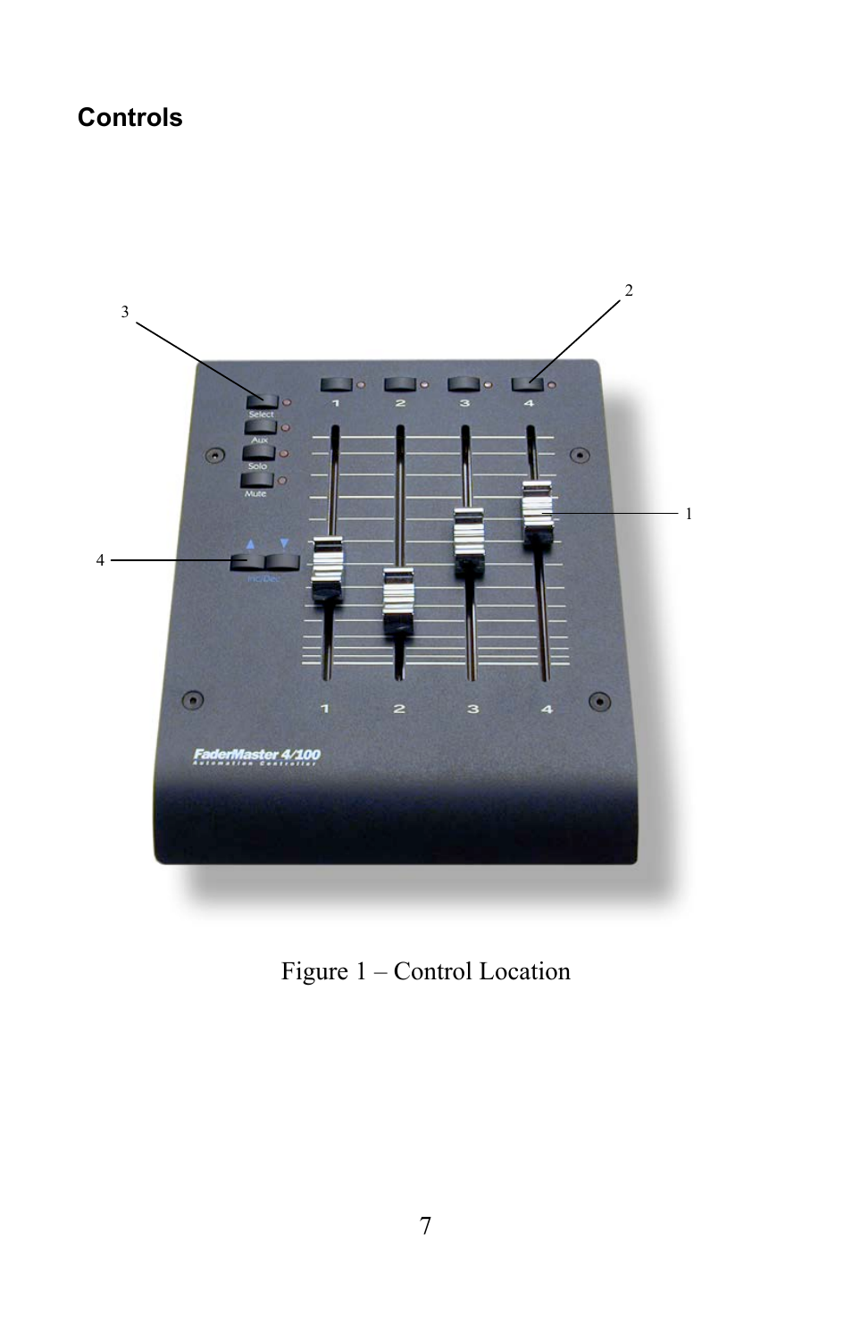 JLCooper 4/100 USB FaderMaster User Manual | Page 7 / 26