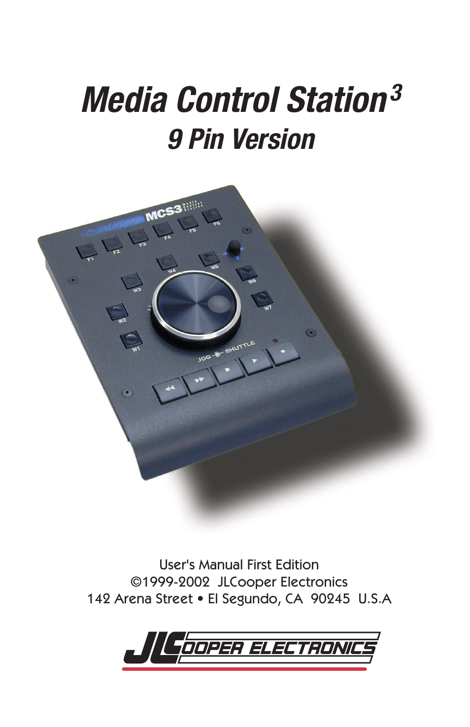 JLCooper MCS3 9 Pin User Manual | 12 pages