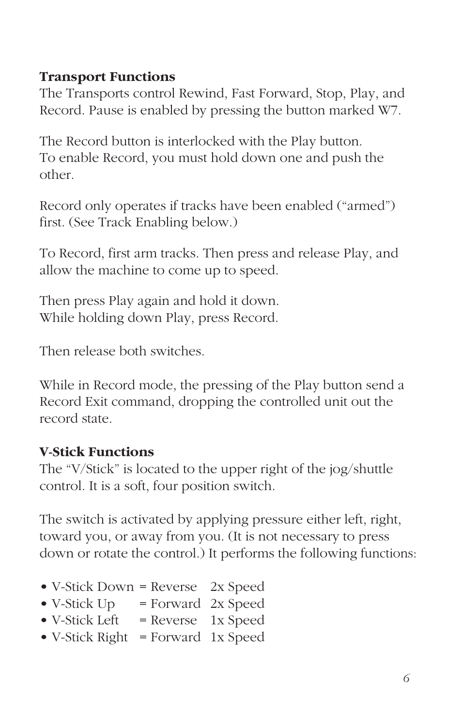 Features and operation | JLCooper MCS3 9 Pin User Manual | Page 6 / 12