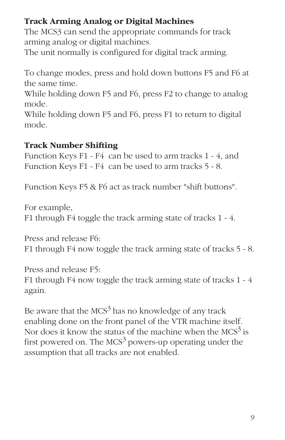 JLCooper MCS3 9 Pin User Manual | Page 9 / 12