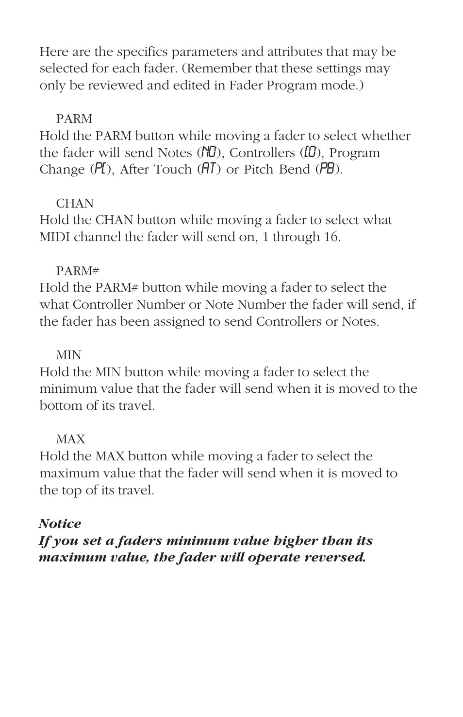 JLCooper FaderMaster Pro User Manual | Page 21 / 78