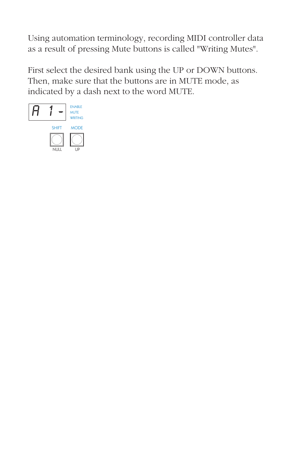 Writing mutes | JLCooper FaderMaster Pro User Manual | Page 49 / 78