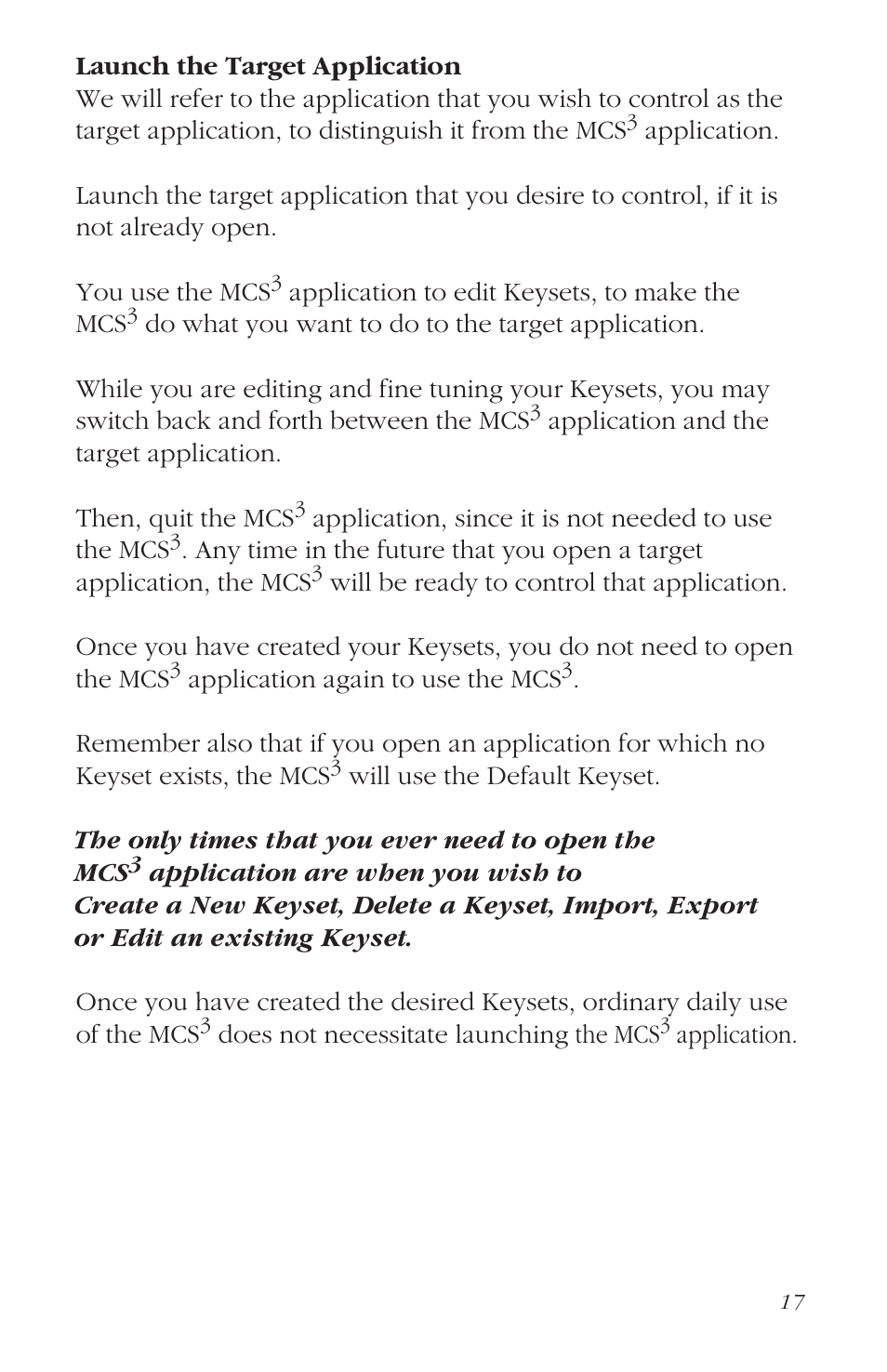 JLCooper MCS3 USB User Manual | Page 17 / 39