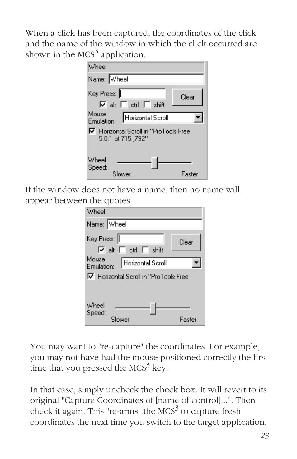 JLCooper MCS3 USB User Manual | Page 23 / 39