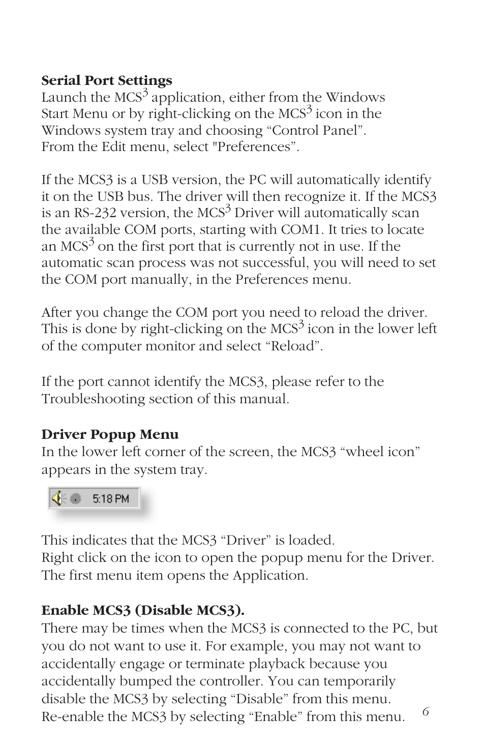 Getting started | JLCooper MCS3 USB User Manual | Page 6 / 39