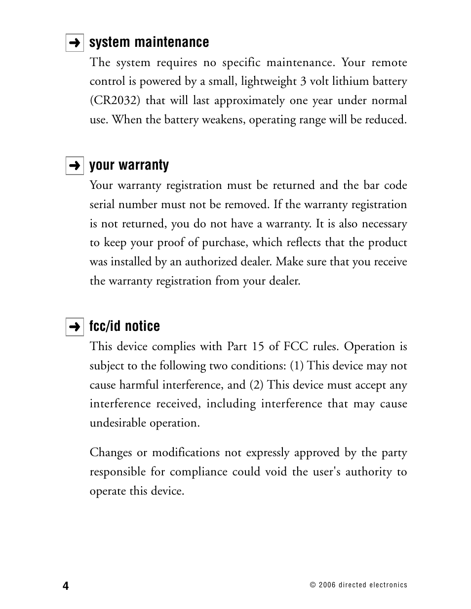 CLIFFORD Matrix 12 User Manual | Page 9 / 47