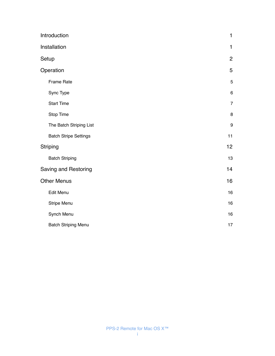JLCooper PPS-2 Remote for Mac OS X User Manual | Page 2 / 19