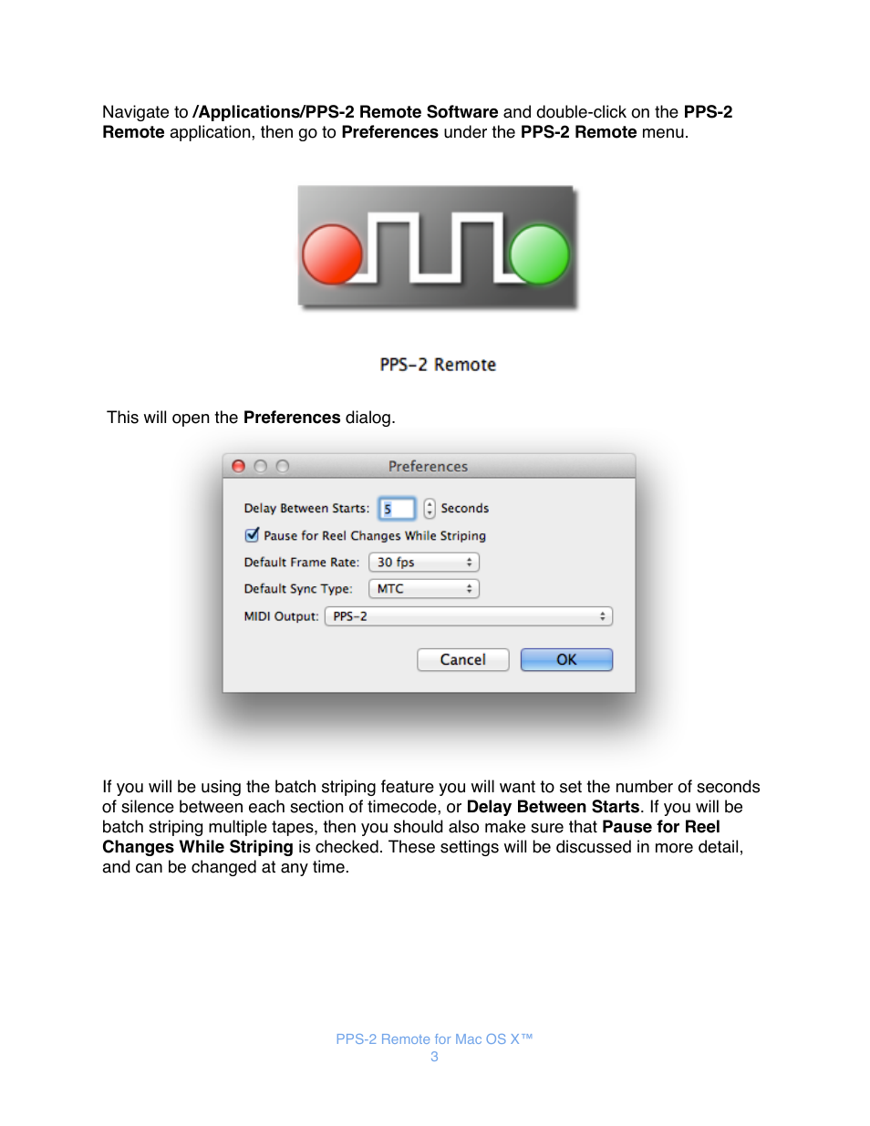 JLCooper PPS-2 Remote for Mac OS X User Manual | Page 5 / 19