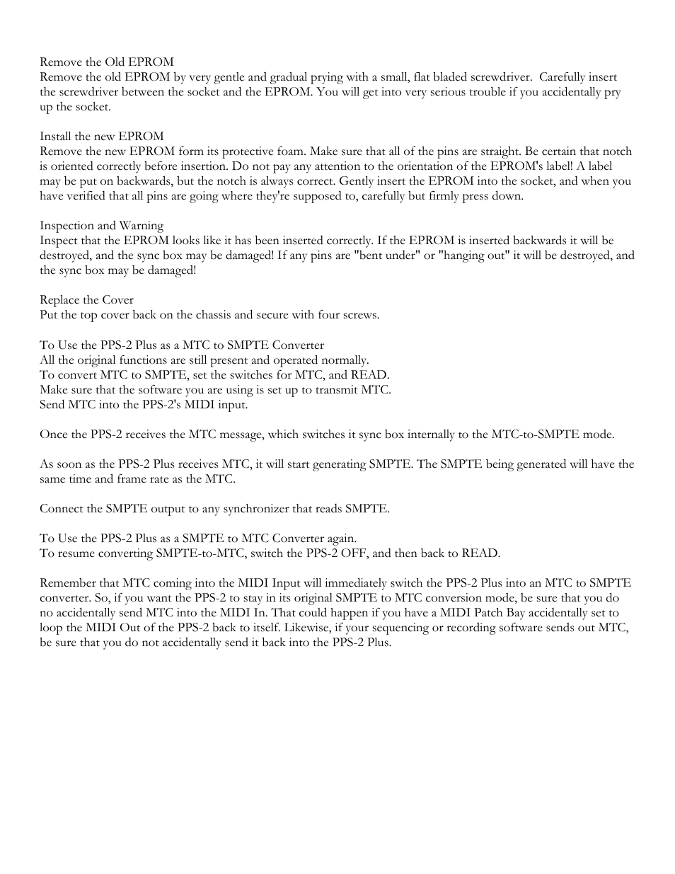 JLCooper PPS-2Plus User Manual | Page 2 / 2