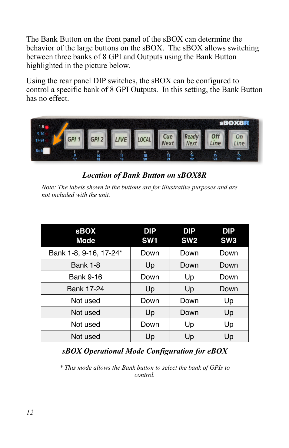 JLCooper sBOX8D User Manual | Page 12 / 20