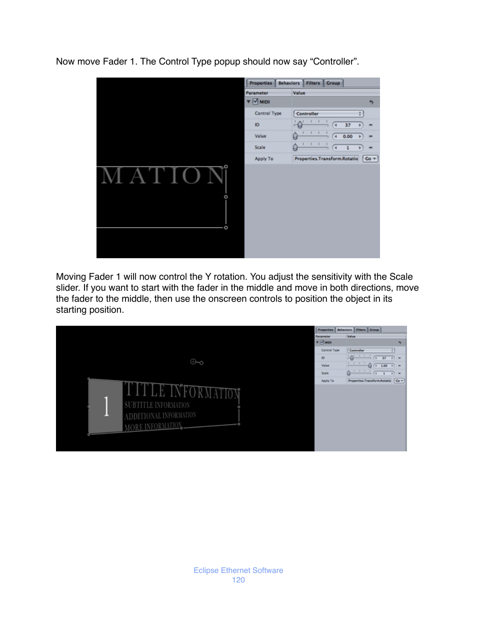 JLCooper Eclipse Ethernet 2.6 for OSX User Manual | Page 123 / 134