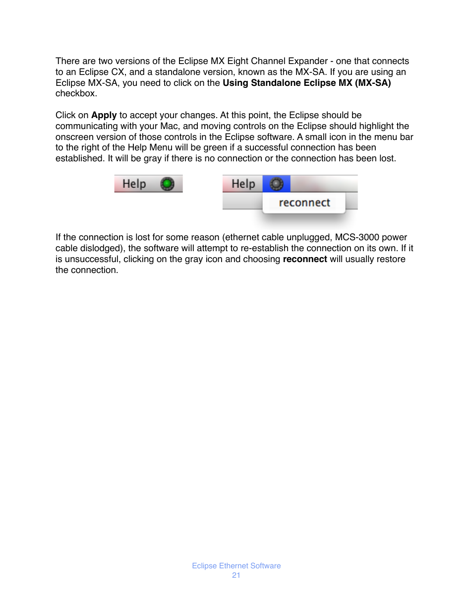 JLCooper Eclipse Ethernet 2.6 for OSX User Manual | Page 24 / 134