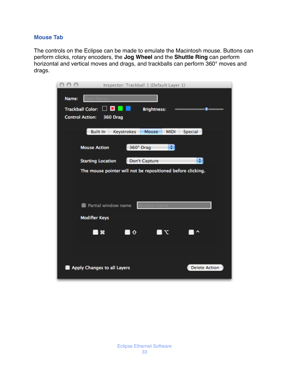 Ouse | JLCooper Eclipse Ethernet 2.6 for OSX User Manual | Page 36 / 134