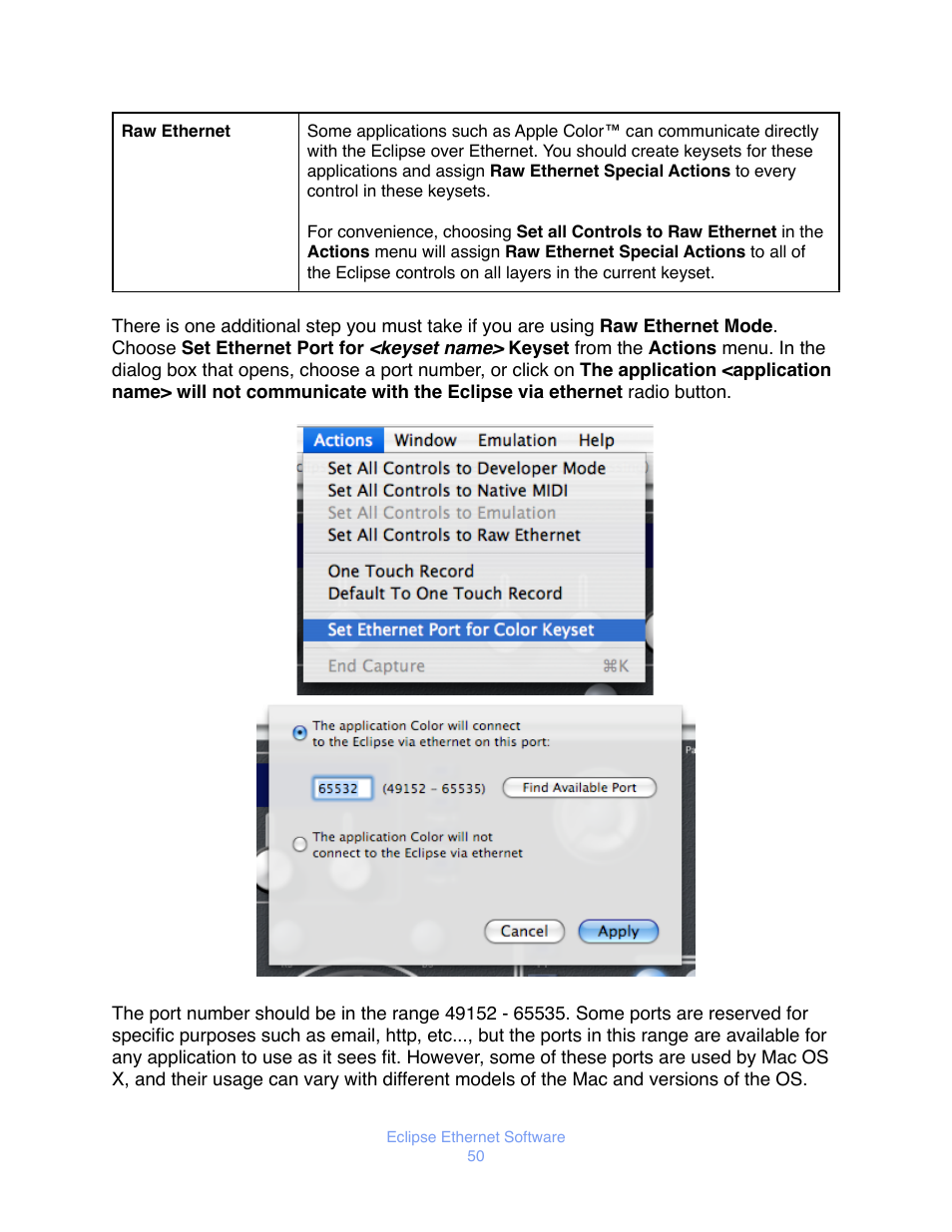 JLCooper Eclipse Ethernet 2.6 for OSX User Manual | Page 53 / 134