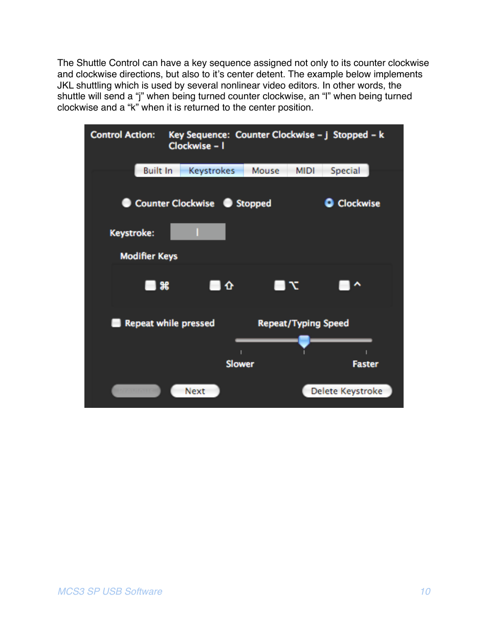 JLCooper MCS3 SP USB for OSX User Manual | Page 12 / 43