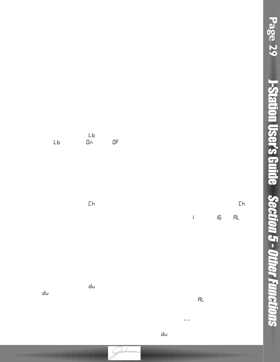 Johnson Amplification J-STATION User Manual | Page 34 / 39