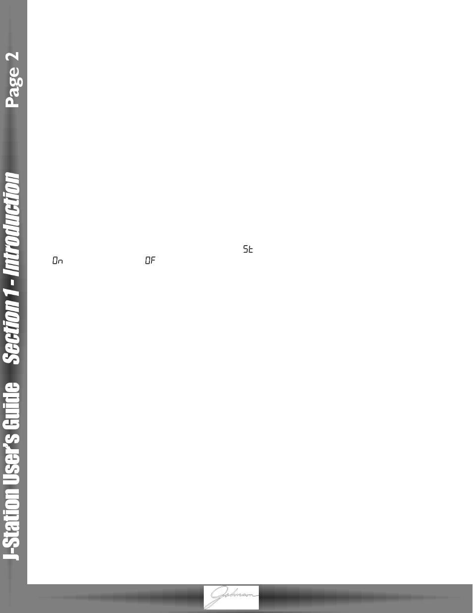 Quick start | Johnson Amplification J-STATION User Manual | Page 7 / 39