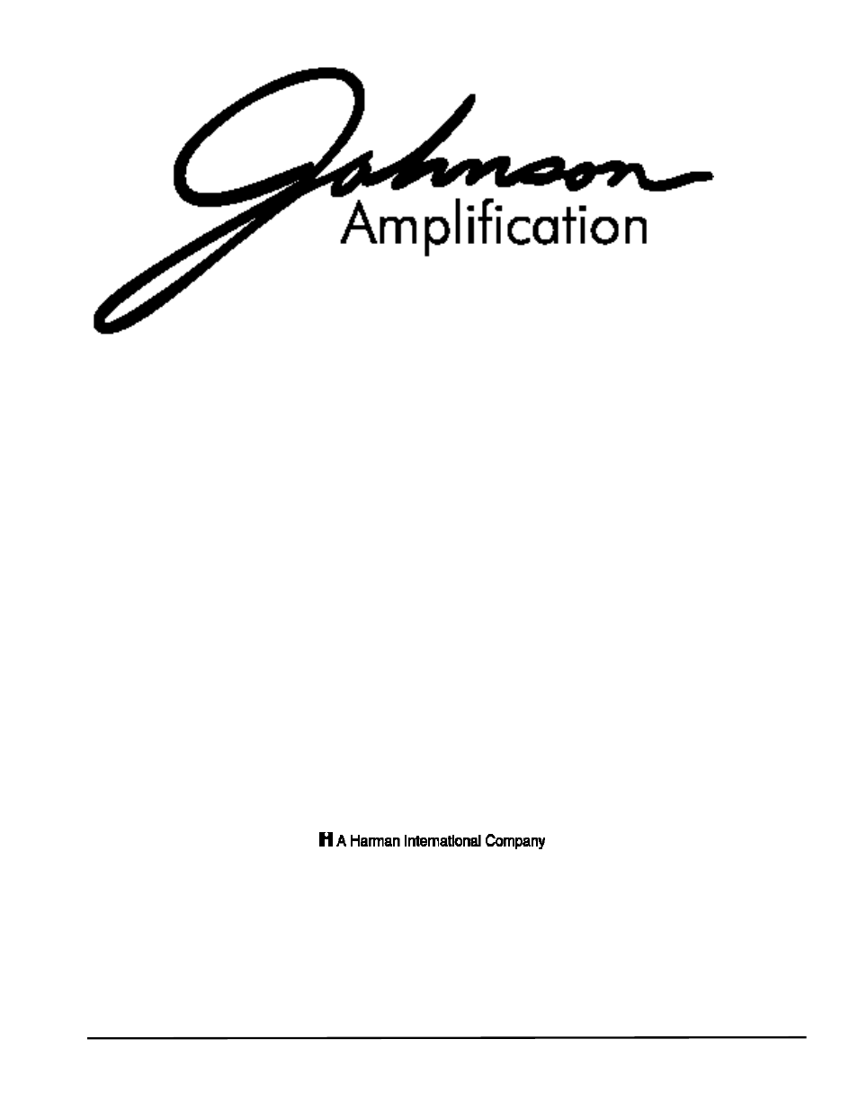 Johnson Amplification JM60 User Manual | Page 31 / 31