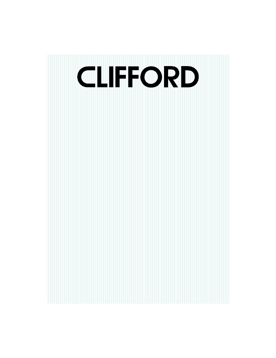 CLIFFORD bULLET II User Manual | 20 pages