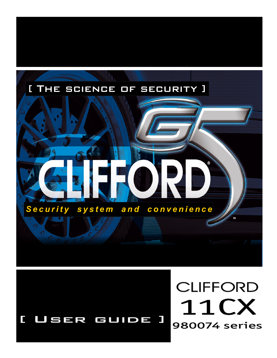 CLIFFORD 980074 SERIES 11CX User Manual | 23 pages