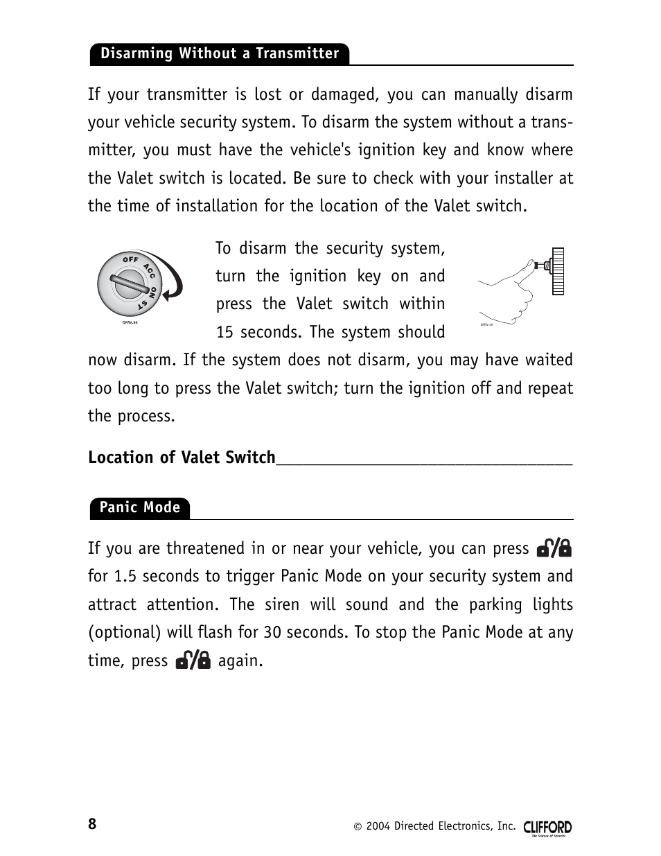 CLIFFORD 980074 SERIES 11CX User Manual | Page 13 / 23
