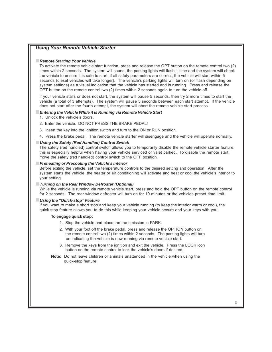 Code Alarm CA-670 User Manual | Page 5 / 14