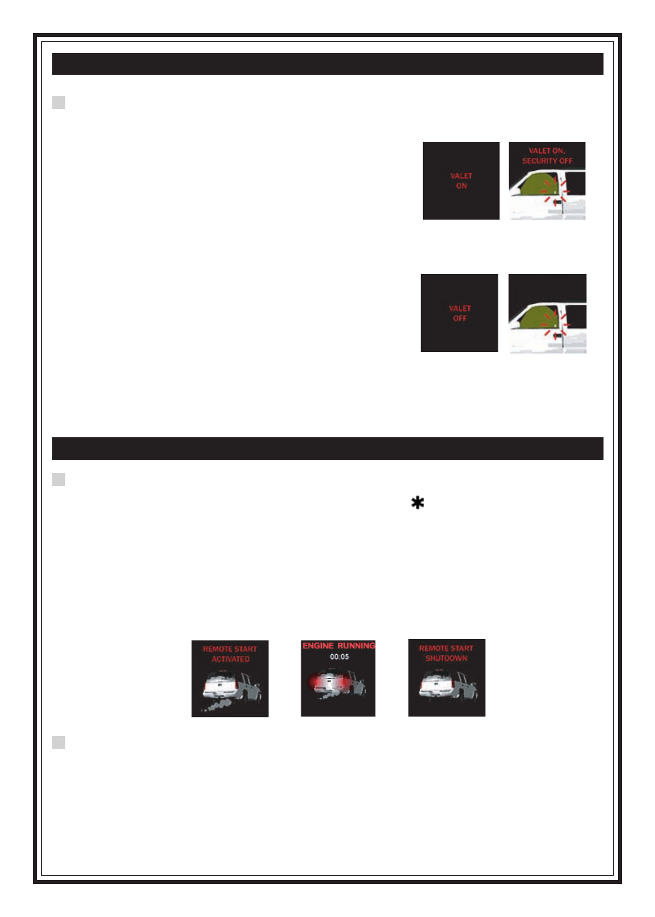 Using valet mode, Using your remote vehicle starter | Code Alarm SRT 9000 User Manual | Page 16 / 26