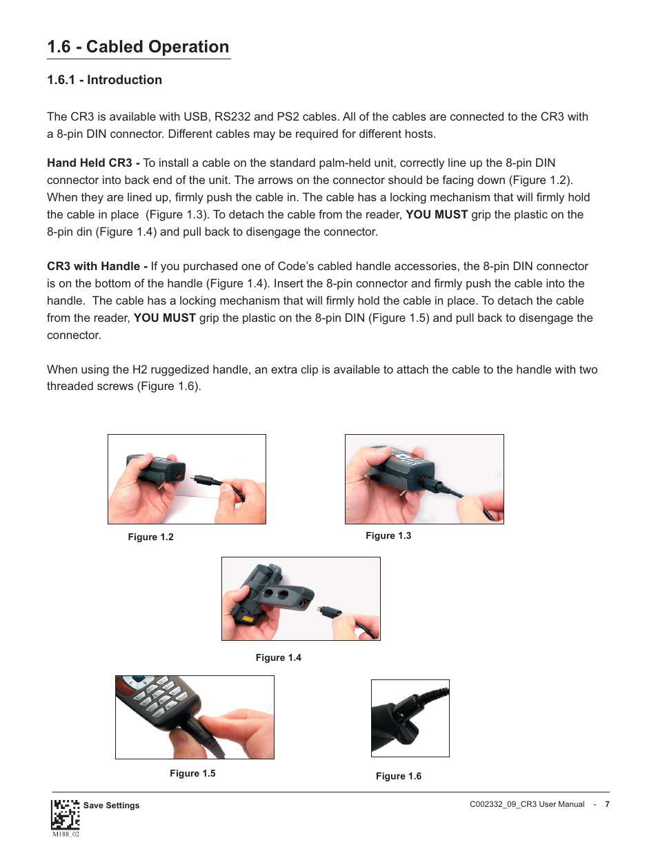 6 - cabled operation | Code Alarm CR3 User Manual | Page 13 / 68
