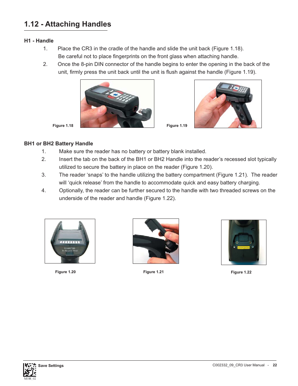 12 - attaching handles | Code Alarm CR3 User Manual | Page 28 / 68