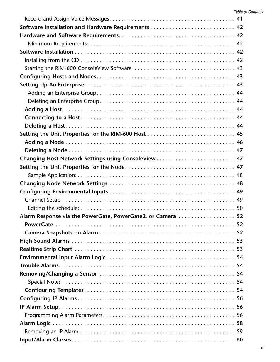 Chatsworth Products RIM-600 User Manual | Page 11 / 84
