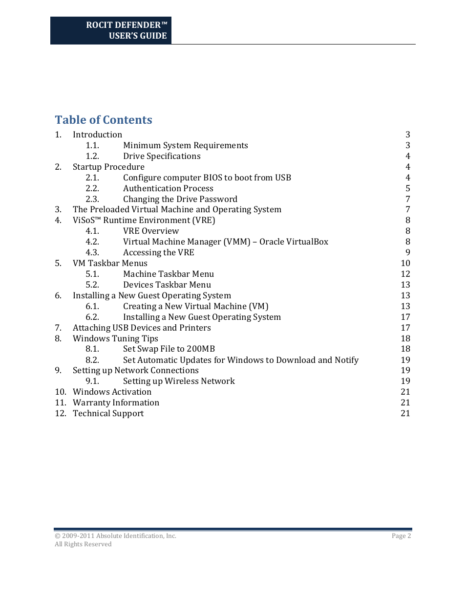 Kanguru RocIT Defender User Manual | Page 2 / 21