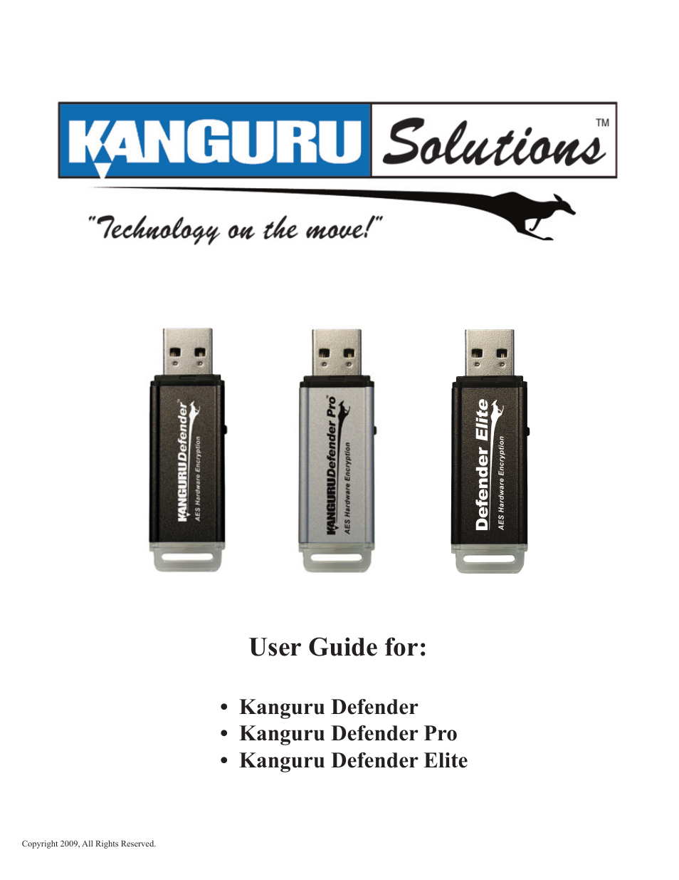 Kanguru Defender User Manual | 22 pages