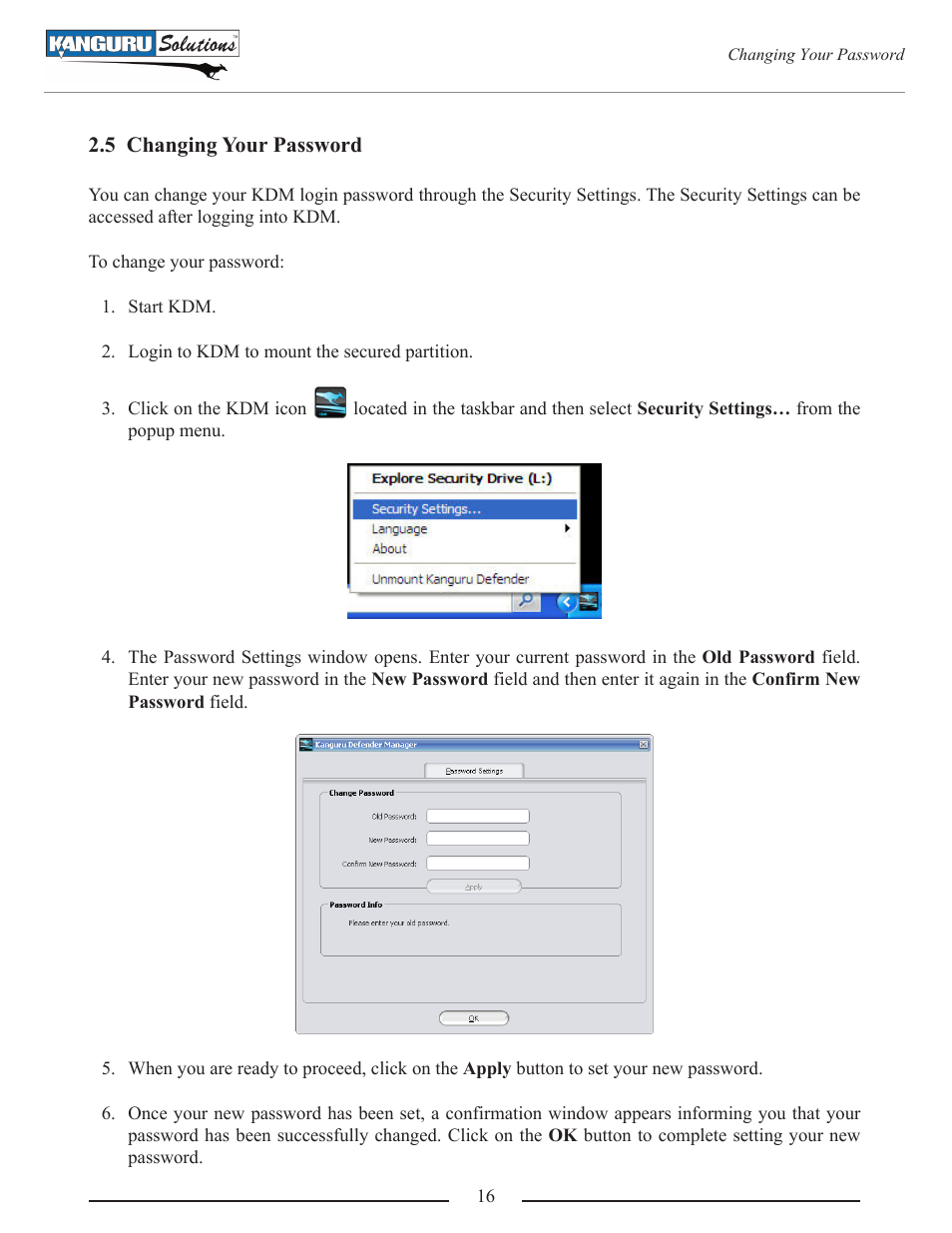 Kanguru Defender User Manual | Page 16 / 22