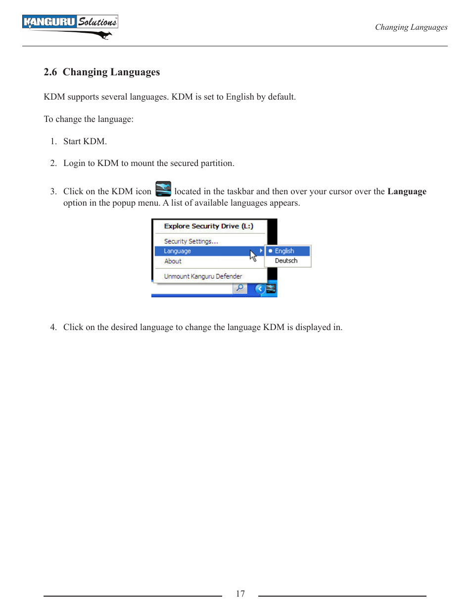 Kanguru Defender User Manual | Page 17 / 22