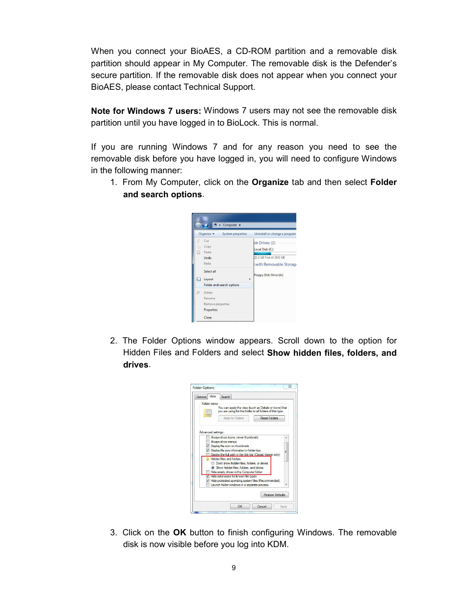Kanguru Bio AES User Manual | Page 10 / 22