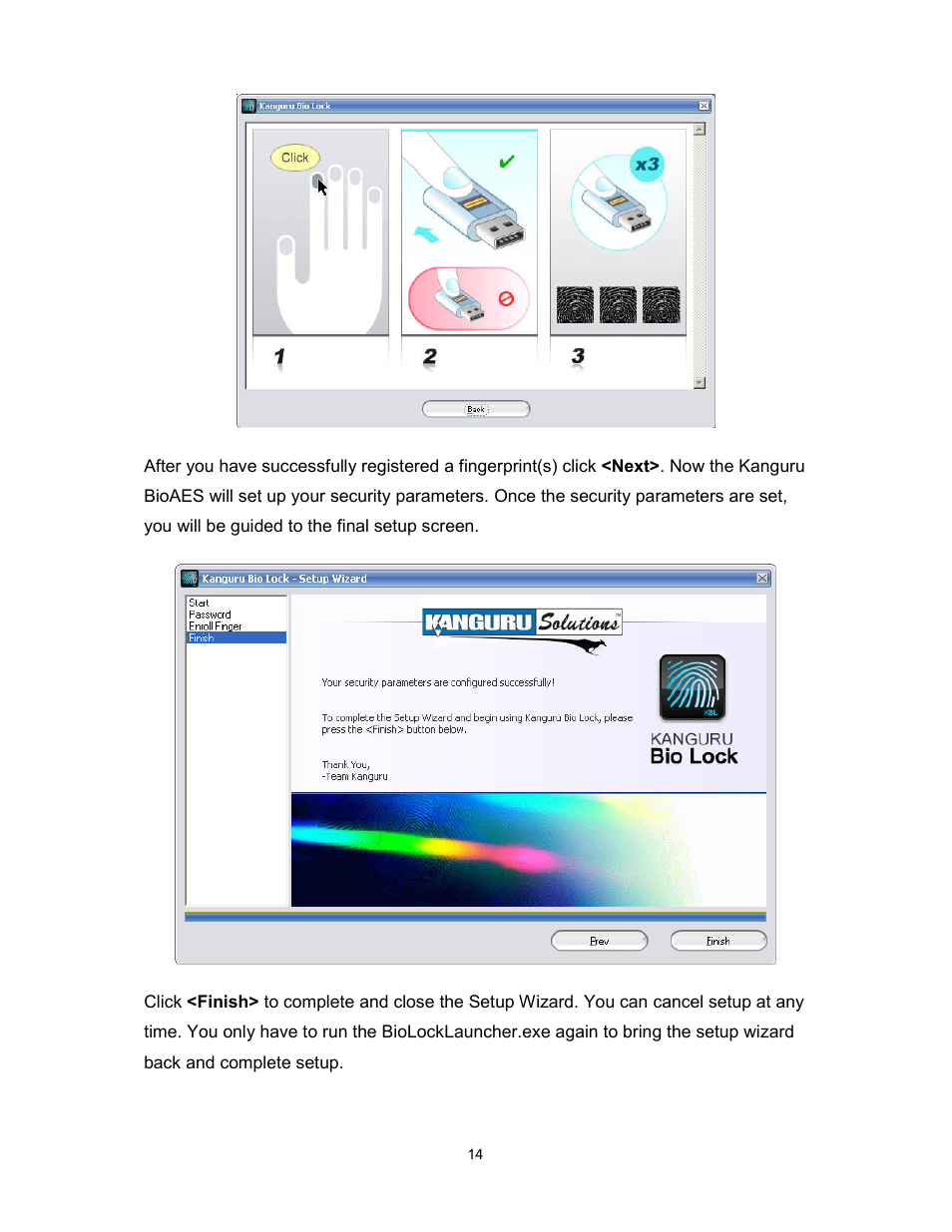 Kanguru Bio AES User Manual | Page 15 / 22