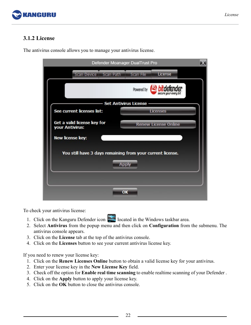 2 license | Kanguru DualTrust User Manual | Page 22 / 25