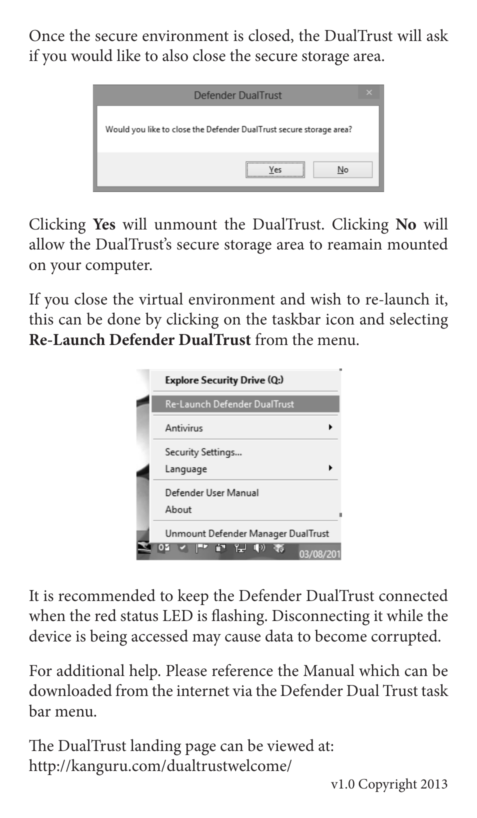 Kanguru DualTrust Quick Start User Manual | Page 2 / 2