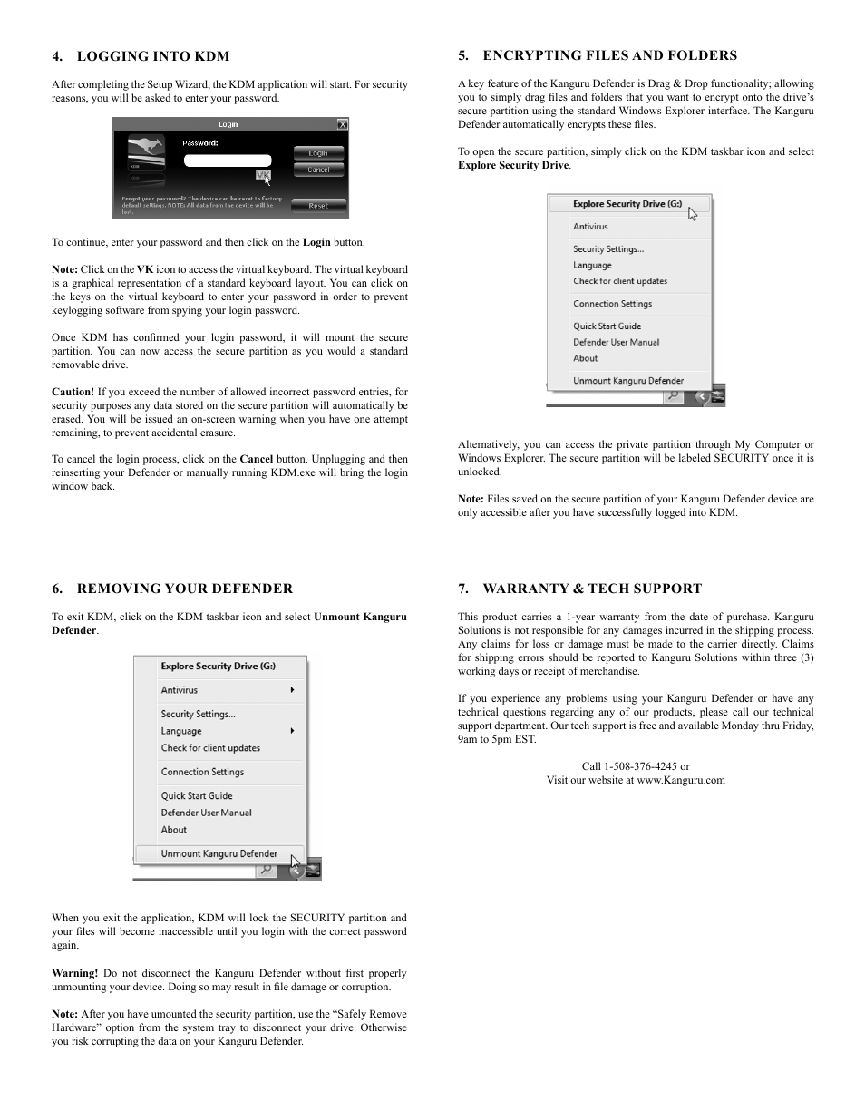 Kanguru Defender HDD Quick Start User Manual | Page 2 / 2