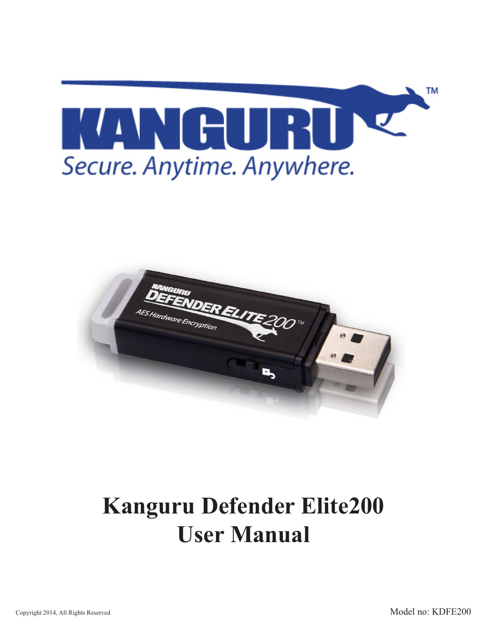 Kanguru Defender Elite200 User Manual | 40 pages