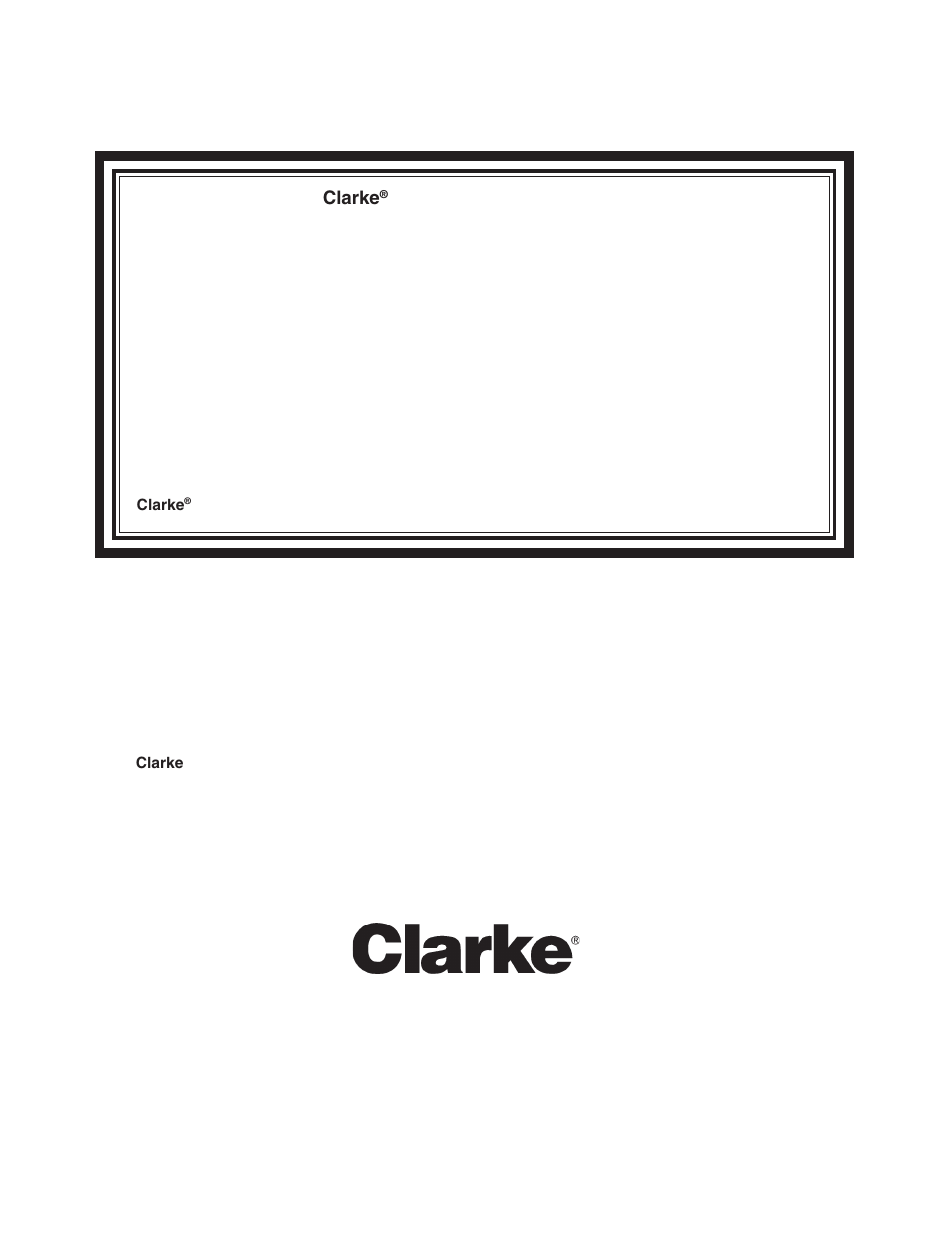 Clarke, Limited u.s. warranty | Clarke LV-30H User Manual | Page 14 / 14