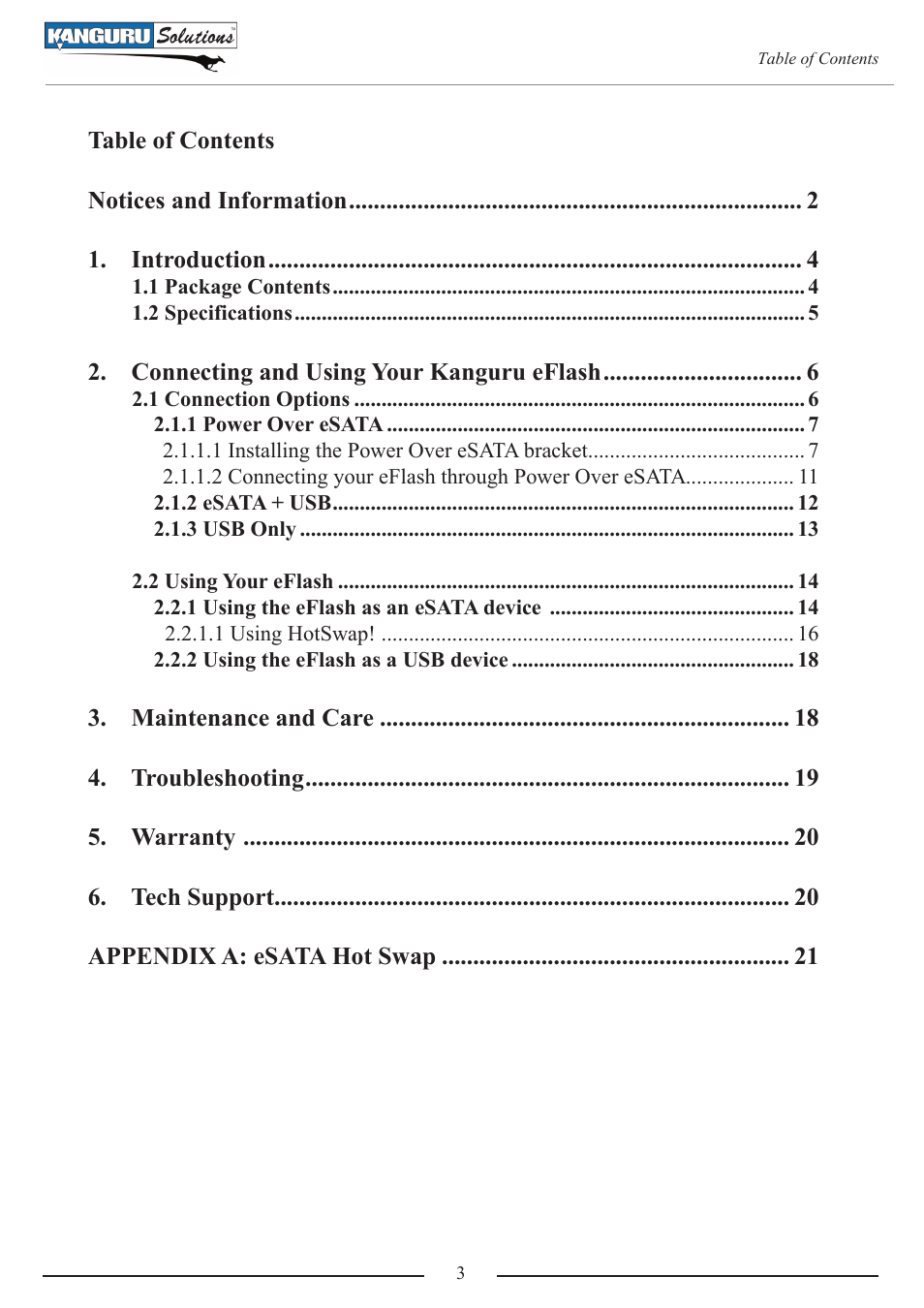 Kanguru e-Flash User Manual | Page 3 / 22