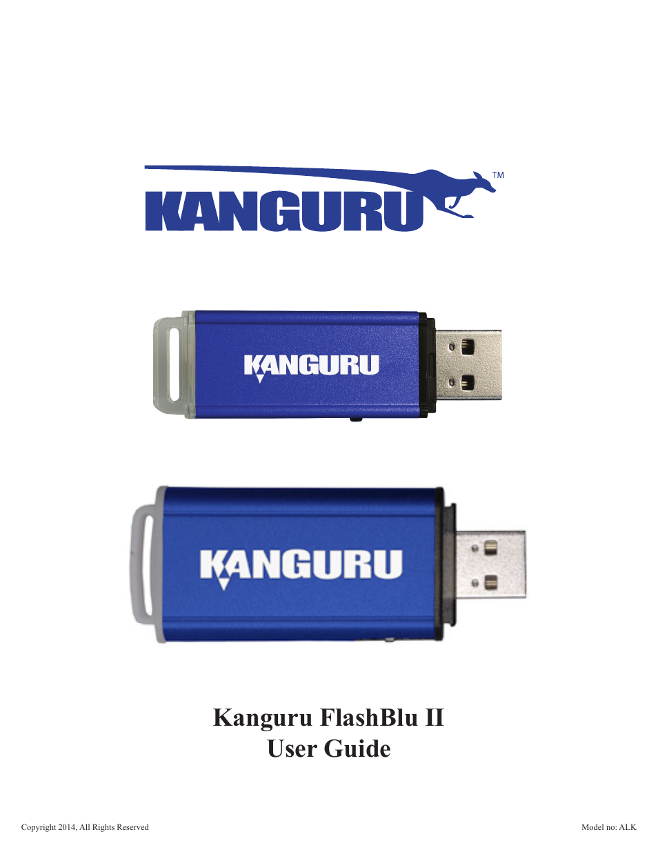 Kanguru Flashblu2 User Manual | 12 pages