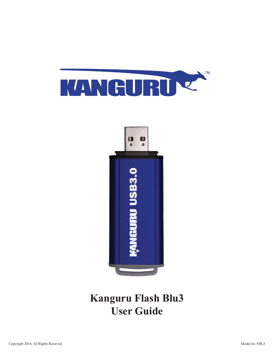 Kanguru Flash Blu3 User Manual | 12 pages