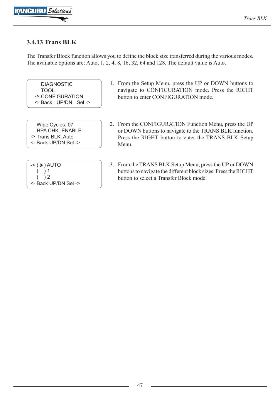 13 trans blk | Kanguru 4HD SATA User Manual | Page 47 / 57