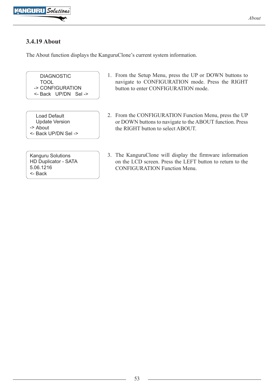 18 about, 19 about | Kanguru 4HD SATA User Manual | Page 53 / 57